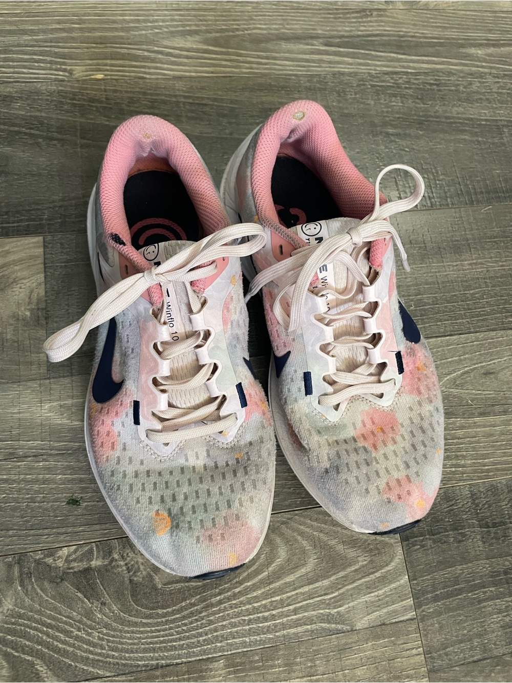 Nike Women’s Pink and Gray Running Sneakers